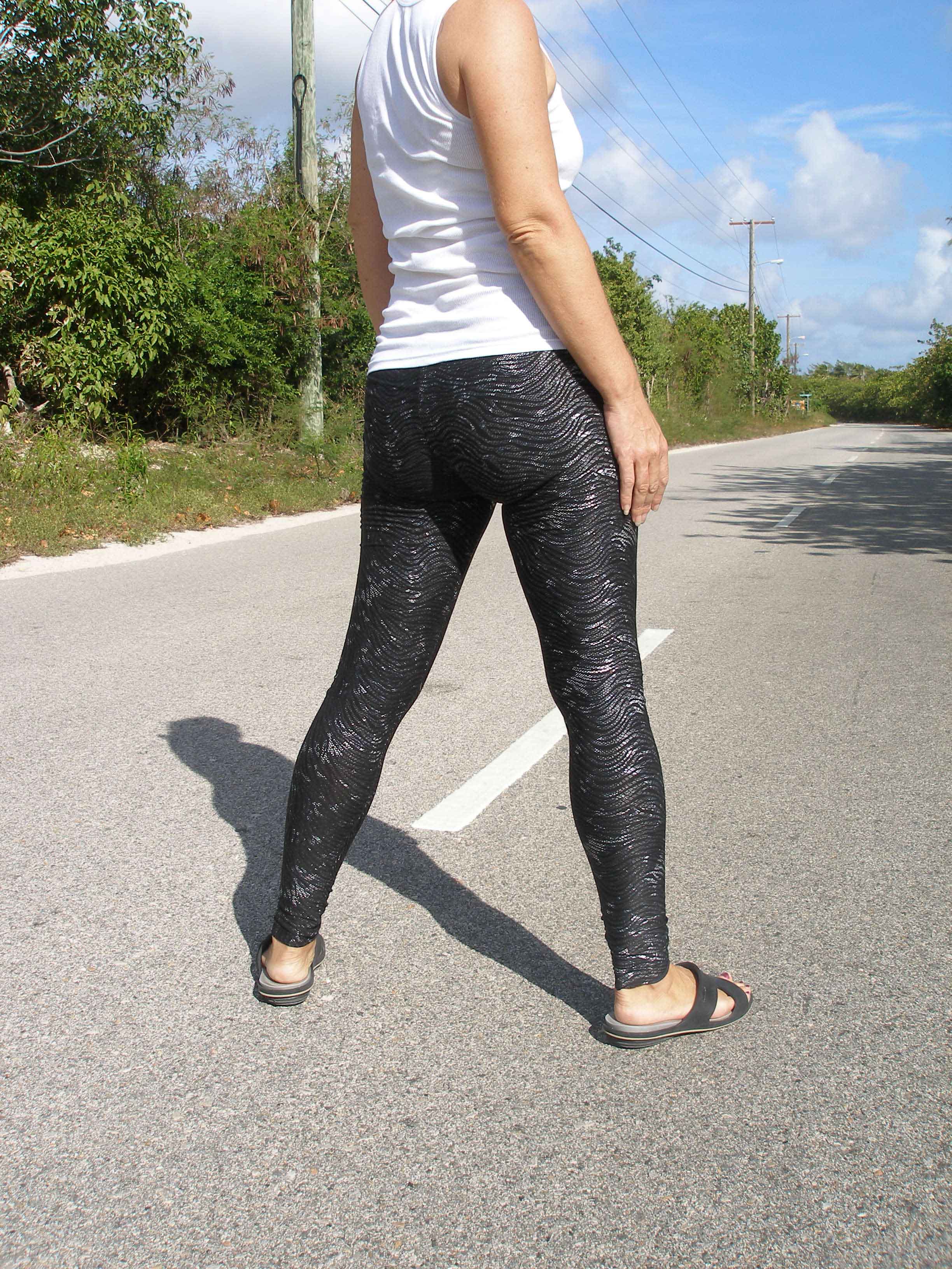 I drafted and made my own leggings
