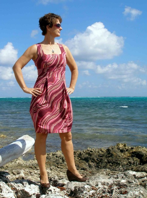 So Sew Easy - Danielle Dress - free pattern. The dress that really got me noticed as a sewist.