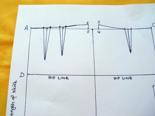 So Sew Easy - drawing your own pencil skirt sloper pattern. It's so easy - spreadsheet provided.