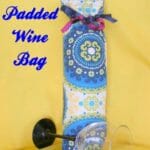 Wine Bag Pattern. Sew a padded wine or