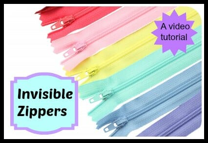 How to Sew an Invisible Zipper