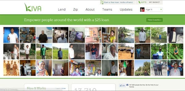 Help out sewists all around the world with loans through Kiva to help them with their business.
