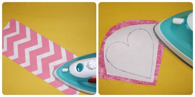 Make a fabric covered notebook with cute reverse applique heart cover.