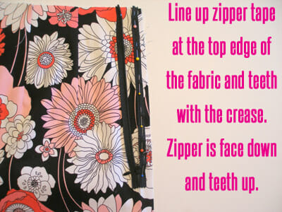 How to sew an invisible zipper. Part of the Sew A Skirt series from So Sew Easy.