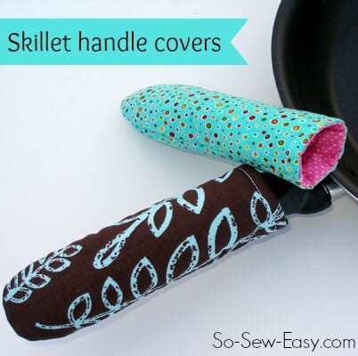 DIY Cast Iron Skillet Handle Cover With A Free Printable Pattern