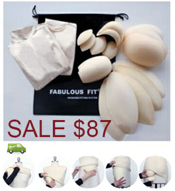 Padding out a dress form to match your size and shape using the Fabulous Fit Dress Form Padding System
