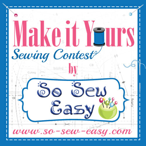 Make It Yours clutch bag sewing contest on So Sew Easy. 3 categories with lots of fun sewing prizes. Sew a bag and win!