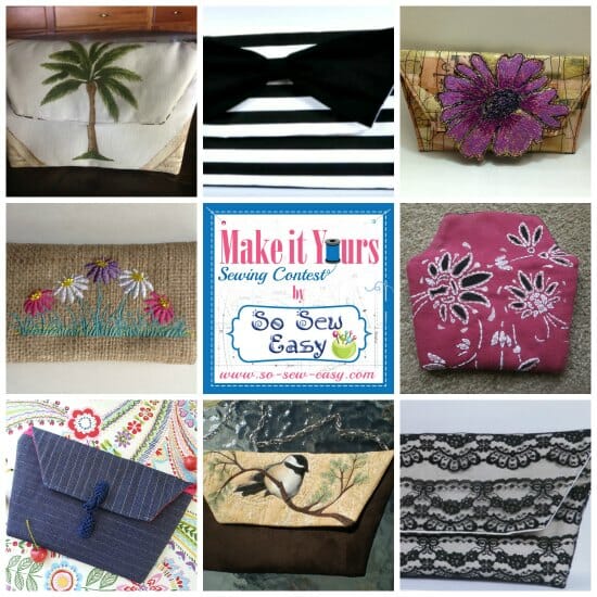 Vote for your favorite bags in the Make It Yours sewing contest. Or be inspired to sew your own - the pattern is free.