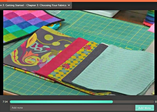 Review of the free beginners quilting class; Piece, Patch, Quilt.