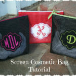 Tips and a free pattern for sewng with vinyl coated mesh fabric. Cool ideas!