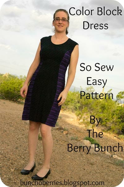 Check out all these different versions of the Color Block Dress from So Sew Easy.  
