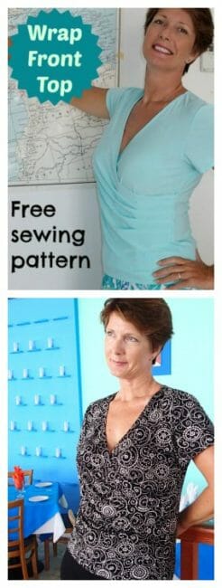 It's A Wrap Top - FREE Sewing Pattern | So Sew Easy