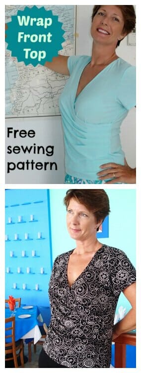 Jada Knit Wrap Top PDF Sewing Pattern – isa in stitches