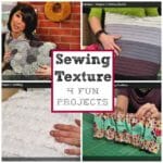 Sewing Texture class review and projects. Great for beginners and lots of creative ideas for all sorts of projects.
