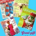 The Best Sewing Magazines and where to save money on your subscriptions. These also make great gift ideas for people who sew.