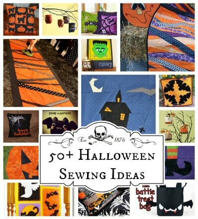More than 50 Halloween sewing ideas for projects of all sorts.