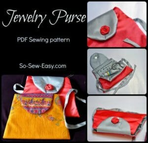 Jewelry purse - love this jewelry case. Soft and padded for travel but nice enough to use on your dresser every day.