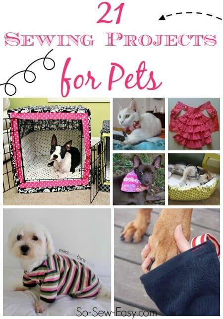 Sewing projects for pets. Lots of both fun and practical ideas here for animal lovers.