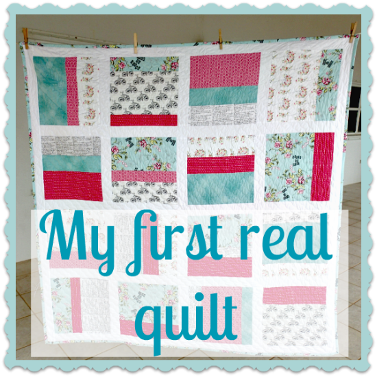 Making my 2nd quilt. Cherie Jubilee from a ready made kit. Love the mix of vintage and modern fabrics.