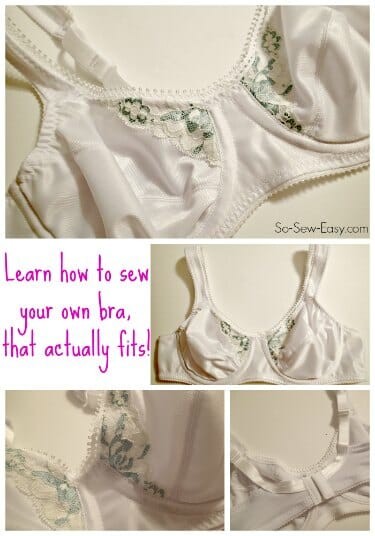 Learn how to sew a bra, and make it fit you perfectly.  Surprisingly easy!