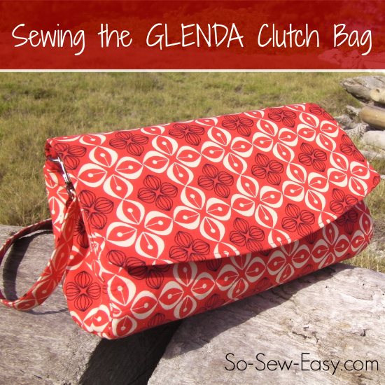 Video tutorial for how to sew the GLENDS Convertible Clutch bag from Swoon Patterns.