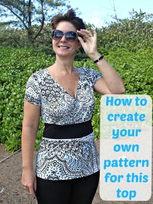 Free crossover top pattern - with a difference! | So Sew Easy
