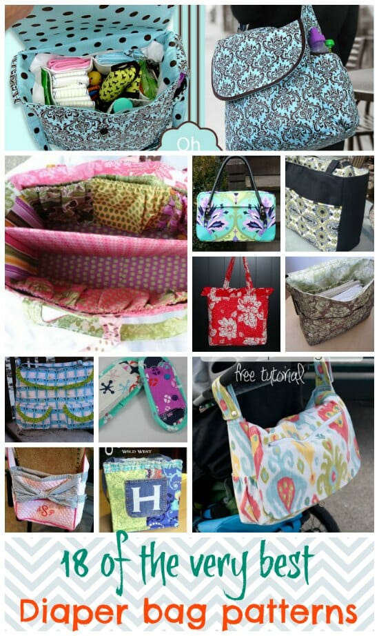 31 Free Diaper Bag Patterns & Tutorials