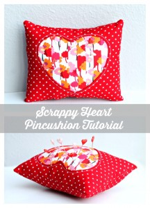 Heart pincushion. I like that its a larger size.