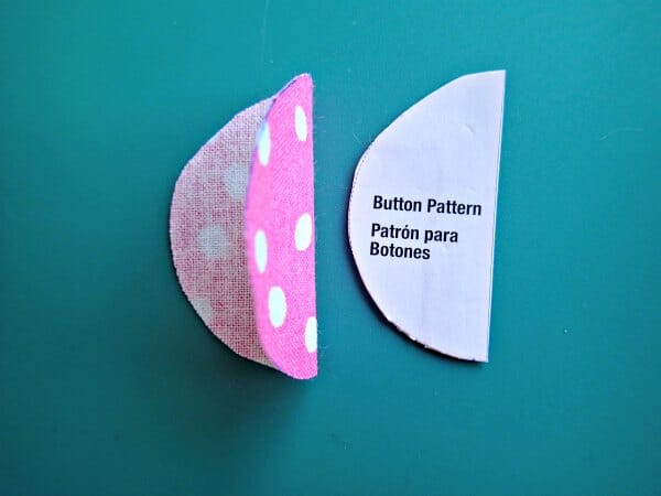 How to make fabric covered buttons.