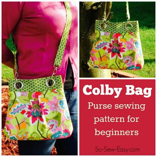 Great bag for beginners. THe hardware makes it look smart and trendy but it's still an easy to sew purse