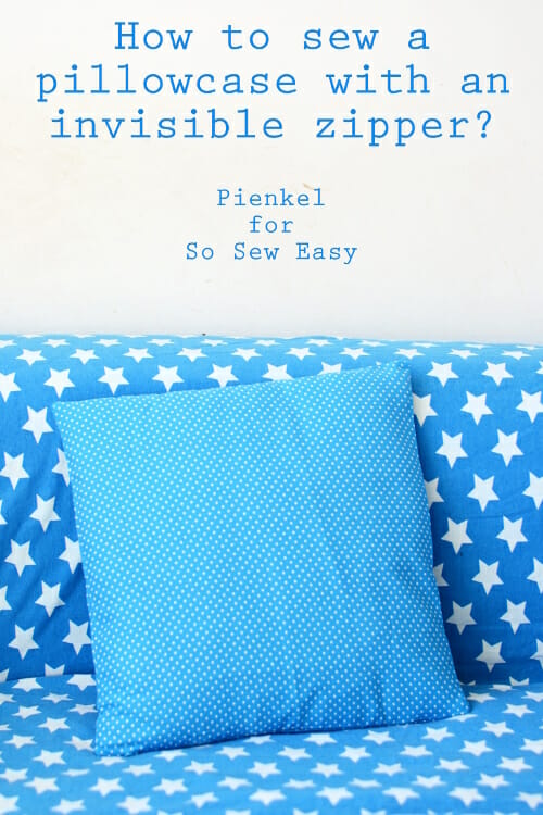 How to sew a cushion cover without a zipper