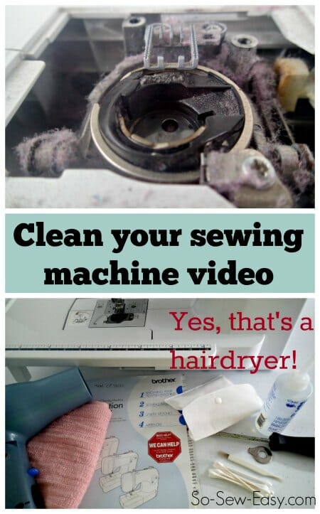 Great tips of how to clean a sewing machine. There were several things in this video I'd not seen before such as how to clean the upper parts too.
