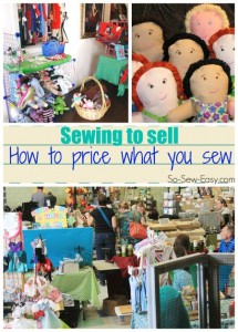 Sewing to sell. How to price your work. Several different methods discussed and a handy worksheet to give you a range of selling prices.