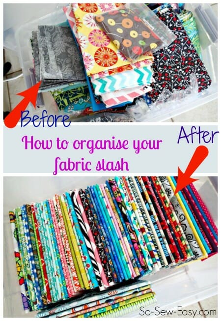 Fabric Storage Organization Ideas - Flamingo Toes