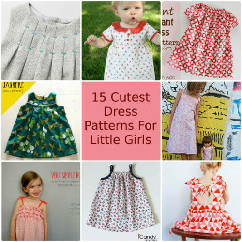 15 Cutest Free Girls Dress Patterns