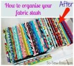 Fabric envy! How to fold and organise your fabric stash. Makes things so much easier to find and match. I'm doing it!