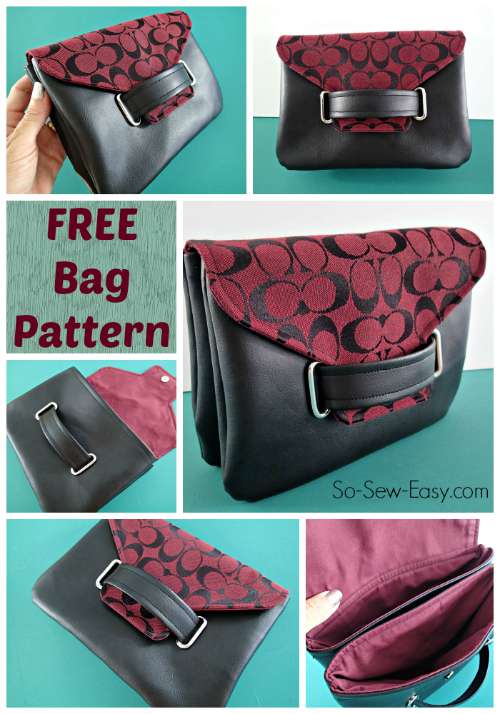 At last a bag pattern and tutorial for how to sew a bag that looks like you bought it. And its a free pattern too.
