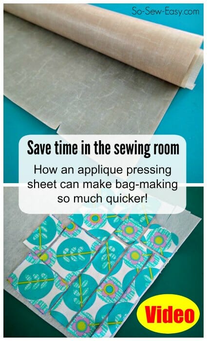 If you like to sew bags or use fusible interfacing, you NEED to see this about how you can do it so much quicker!