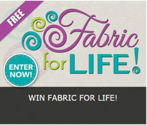 What if you won free fabric for the rest of your life? | So Sew Easy