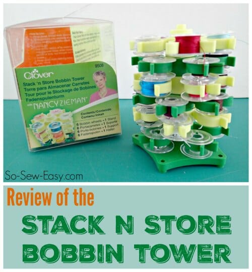 Look at the features of the Stack n Store Bobbin Tower - makes sewing storage more fun