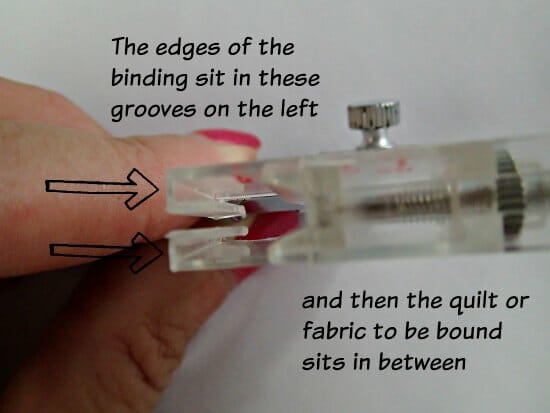 binding foot details