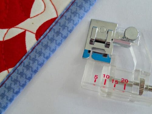 How to sew with a bias binding foot – adjustable for all widths