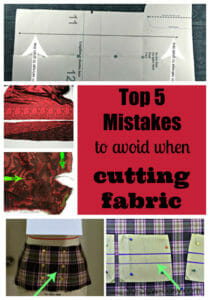 Mistakes to avoid when cutting fabric
