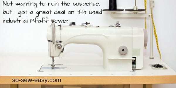 need industrial sewing machine