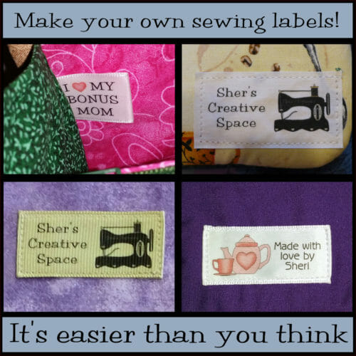 Yes! You CAN Make Professional Looking Custom Sewing Labels!