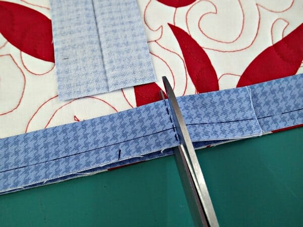 how to join quilt binding