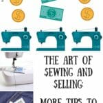 sewing and selling