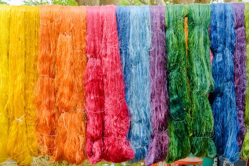 raw silk sewing thread
