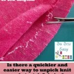 unpick knits