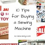 buying sewing machine